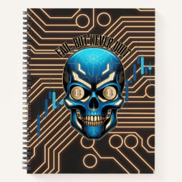 Cuaderno Fantasy Design | Crypto Btc | Motivation | Blue