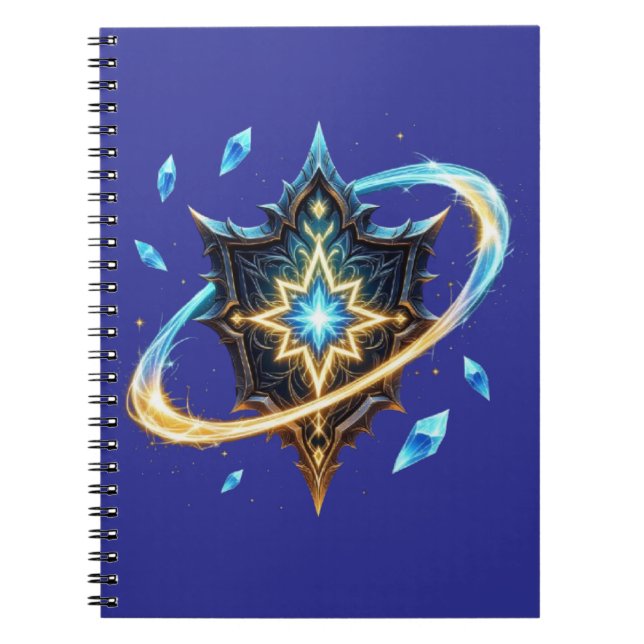 Cuaderno Fantasy Emblem with Floating Blades – Magical Ener (Frente)