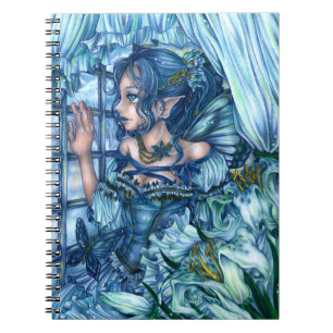 Cuaderno Fantasy Fairy Anime Chica Victoria Blue