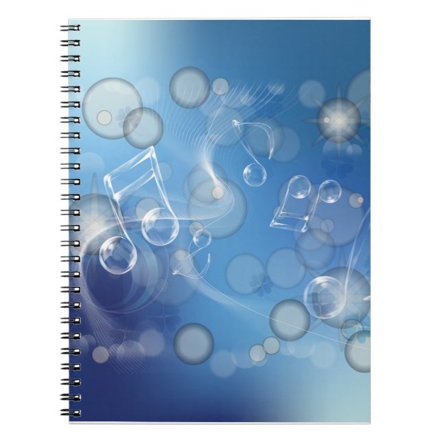 Cuaderno Fantasy Glass Music Notes (Frente)
