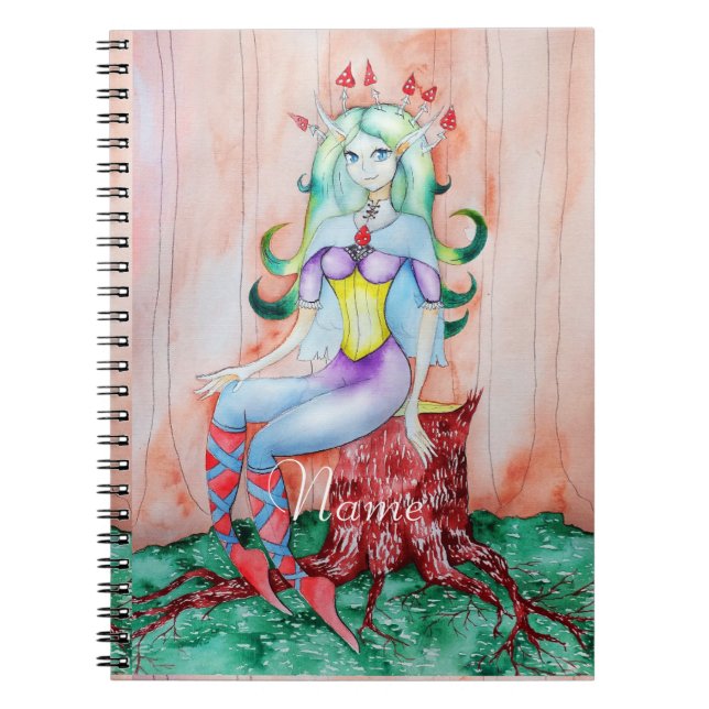 Cuaderno Fantasy Pixie Fairy Thunder_Cove (Frente)