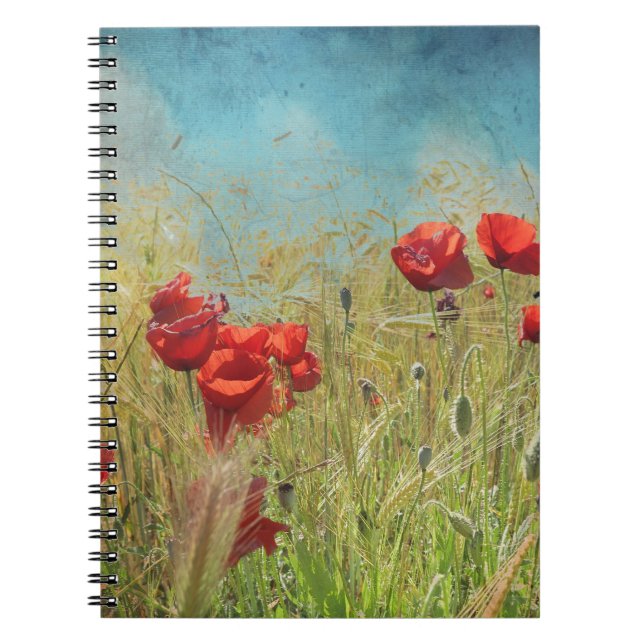 Cuaderno Fantasy poppies (Frente)