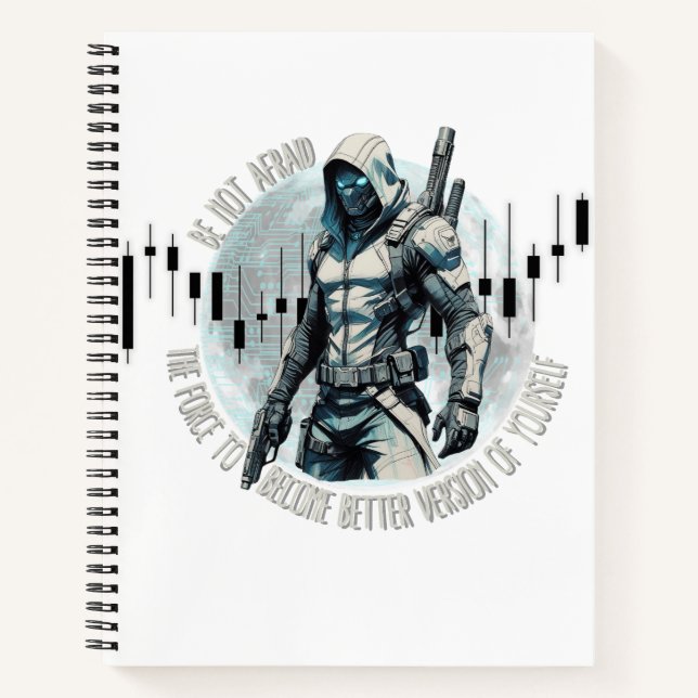 Cuaderno Fantasy trade design | Cyberpunk | Self growth (Anverso)