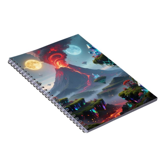 Cuaderno Fantasy Volcano World Photo Notebook (Lado Derecho)