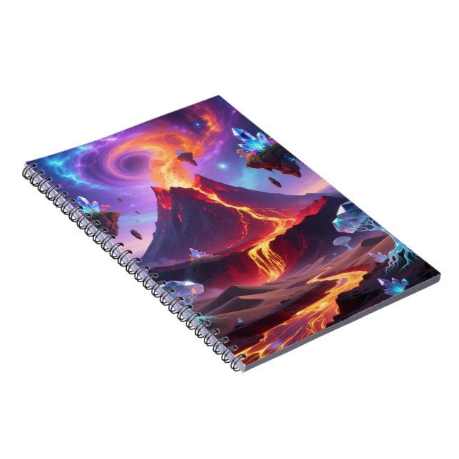 Cuaderno Fantasy Volcano World Photo Notebook (Lado Derecho)