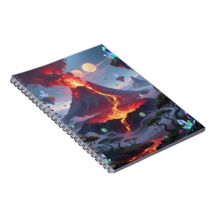 Cuaderno Fantasy Volcano World Photo Notebook