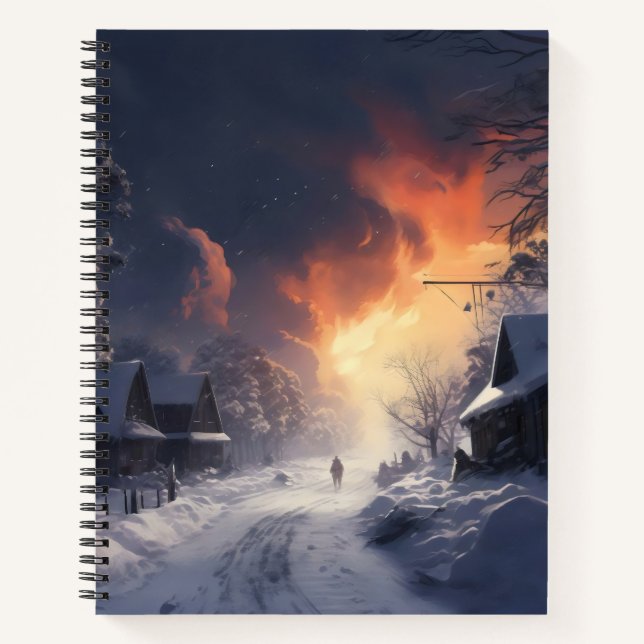 Cuaderno Fantasy Winter Landscape (Anverso)