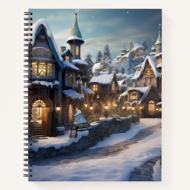 Cuaderno Fantasy Winter Village (Anverso)