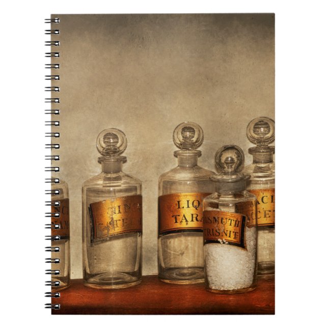 Cuaderno Farmacia - Frascos para tinturas (Frente)