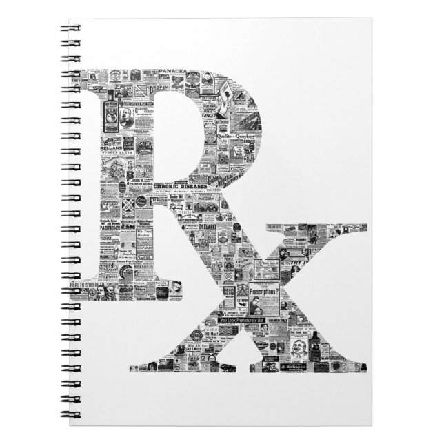 Cuaderno Farmacia Única Rx Apothecary (Frente)