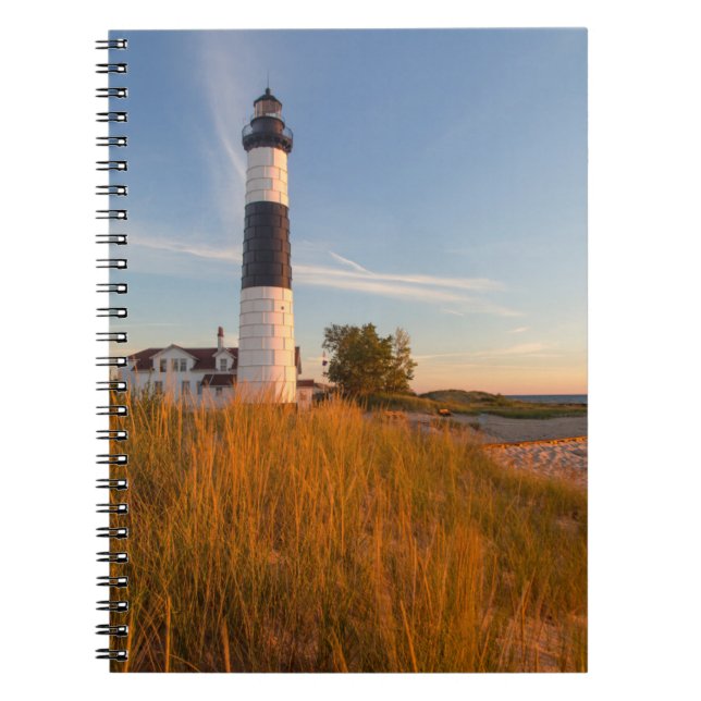 Cuaderno Faro Big Sable Point En El Lago Michigan 3 (Frente)