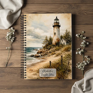 Cuaderno Faro Costero Antiguo