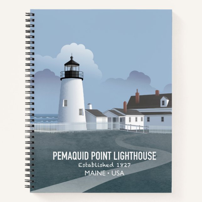 Cuaderno Faro de Pemaquid Point (Anverso)