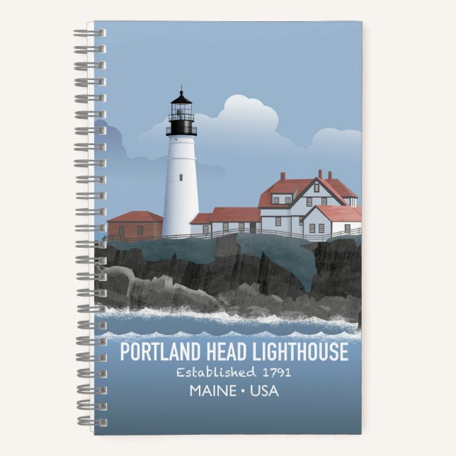 Cuaderno Faro de Portland Head (Anverso)