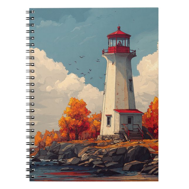 Cuaderno Faro en otoño (Frente)
