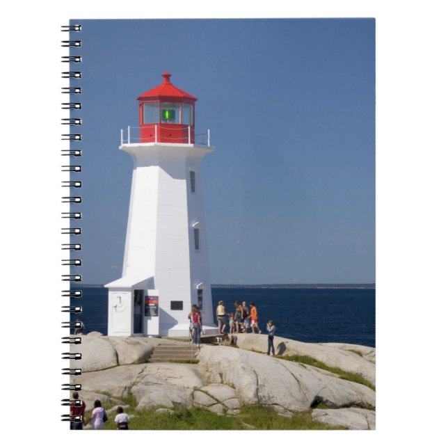 Cuaderno Faro en Peggy's Cove, Nueva Escocia, Canadá. (Frente)