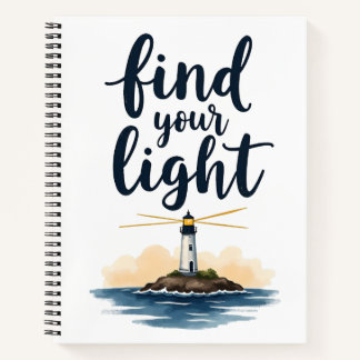 Cuaderno Faro Motivacional Encuentra Tu Luz