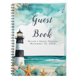 Cuaderno Faro Náutico Dulce Dieciséis Cumpleaños