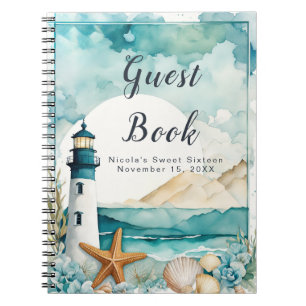 Cuaderno Faro Náutico Dulce Dieciséis Cumpleaños