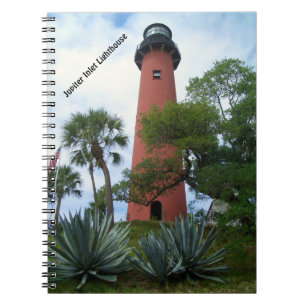 Cuaderno Faro y museo Júpiter la Florida de la entrada de