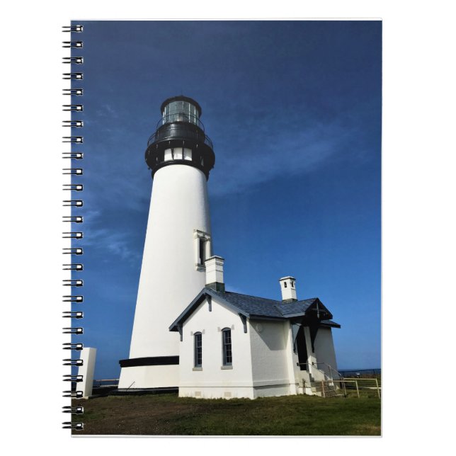 Cuaderno Faro Yaquina Head, Newport, Oregón (Frente)