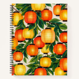 Cuaderno Farolillo de Papel Botánico Japonés
