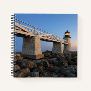 Cuaderno Faros Faro Port Clyde Maine