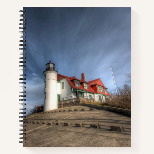 Cuaderno Faros | Point Betsie Lake Michigan (Anverso)