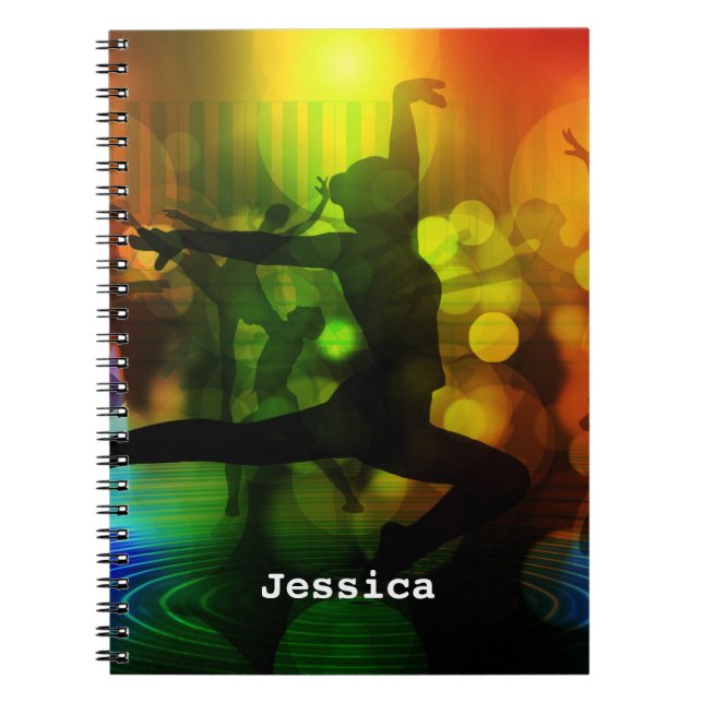 Cuaderno Fase de baile de ballet personalizada (Frente)