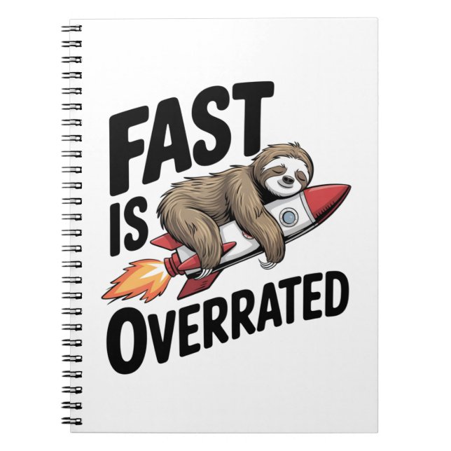 Cuaderno Fast está sobrevalorado el cohete eslovaco (Frente)
