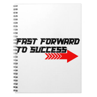 Cuaderno Fast Forward – Bold Red Motivation Quote Design