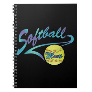 Cuaderno Fastpitch Softball Mom Athletic Tail