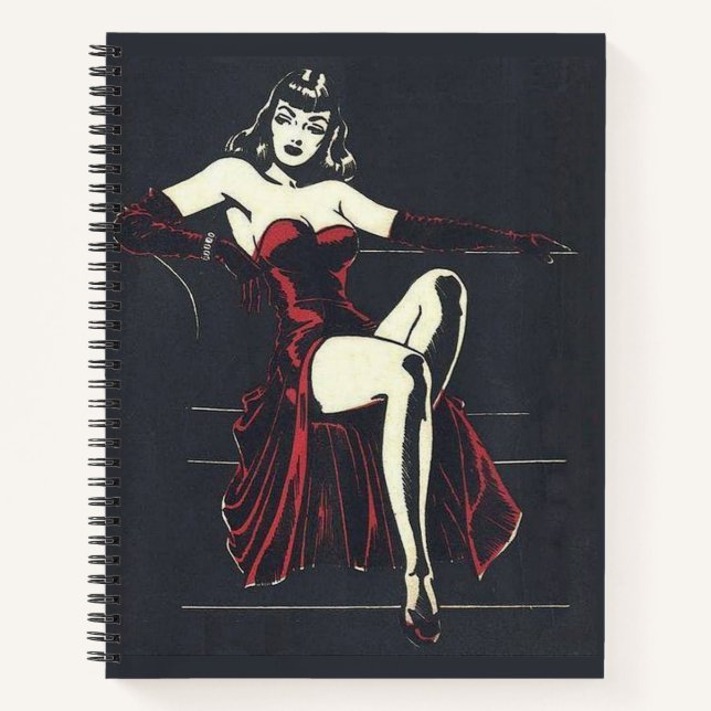 Cuaderno Fatale femme de los años 1940 (Anverso)