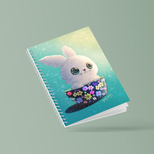 Cuaderno Fauna Adorable de la Primavera Guardián: Conejito