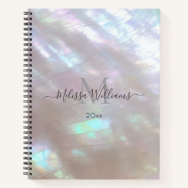 Cuaderno FAUX holográfico iridiscente