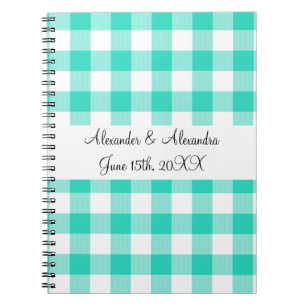 Cuaderno Favores del boda del modelo de la guinga de la