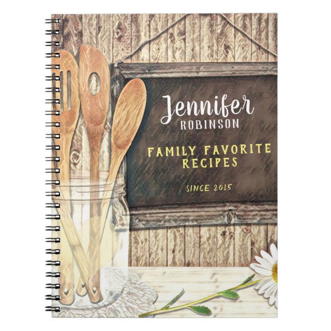 Cuaderno Favoritos de la familia del libro de recetas (Frente)