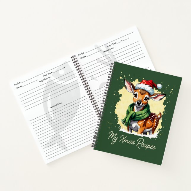 Cuaderno Favoritos divertidos de los Navidades de animales  (Interior)