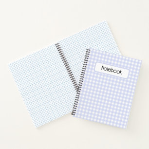 Cuaderno Faye y Lauren Purple Gingham