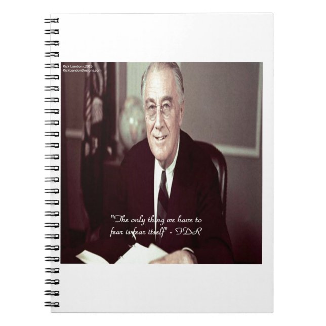 Cuaderno FDR y nada que temer (Frente)