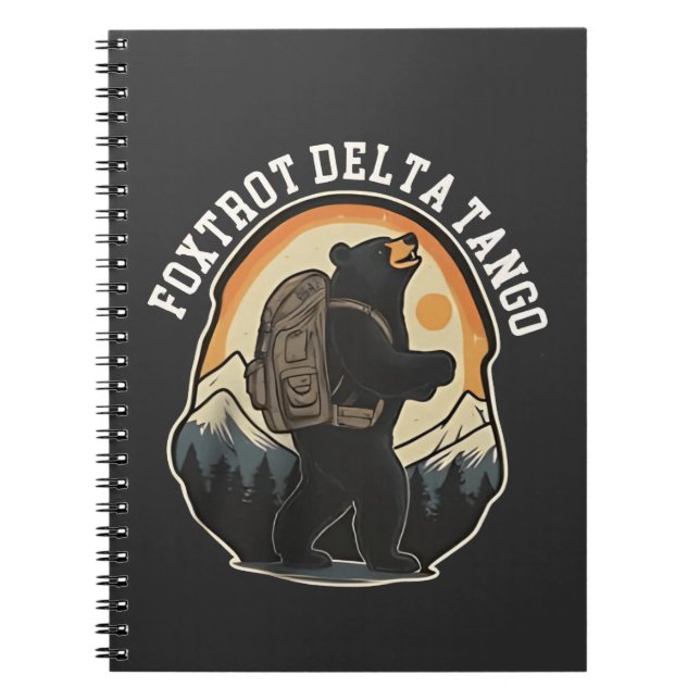 Cuaderno FDT resiste el filete del oso Delta Tango (Frente)