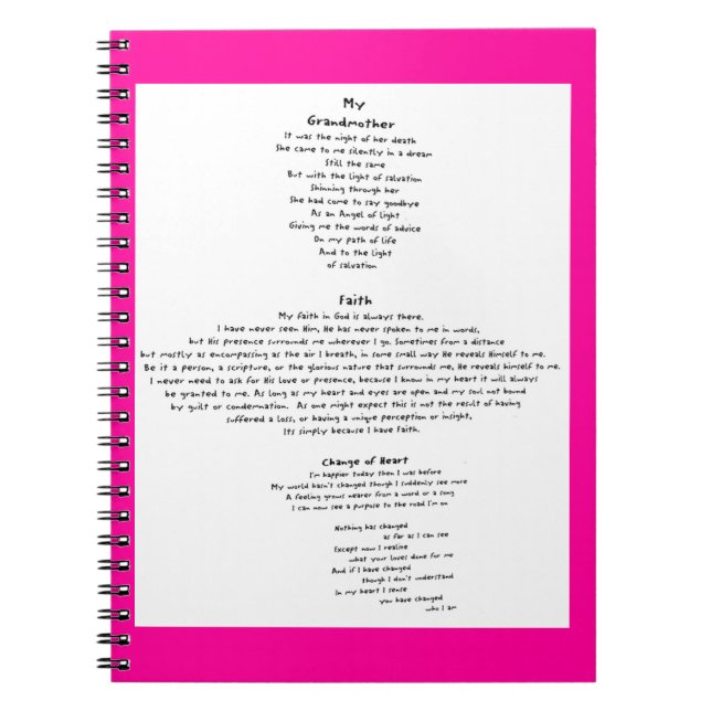 Cuaderno Fe (Frente)