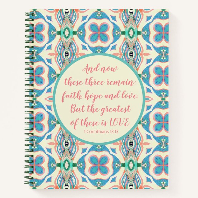 Cuaderno Fe, esperanza y amor (Anverso)
