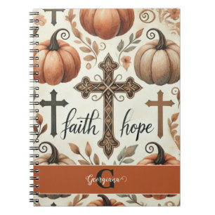 Cuaderno Fe personalizada y esperanza Halloween cristiano