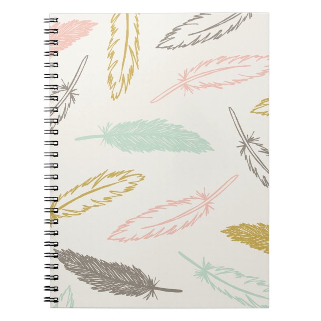 Cuaderno Feathers Falling Journal - Ivory (Frente)