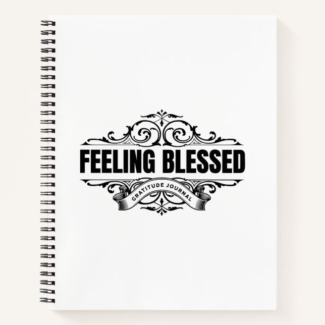 Cuaderno Feeling Blessed: Gratitude Journal  (Anverso)