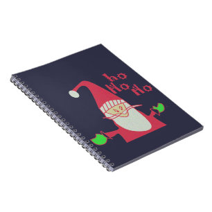 Cuaderno Felices Fiestas Ho Ho Ho Ho Ho Feliz Navidad
