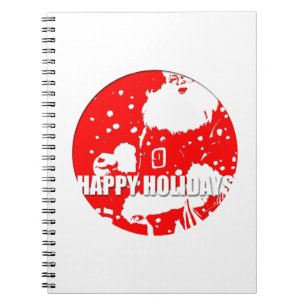 Cuaderno Felices fiestas - Santa Claus -