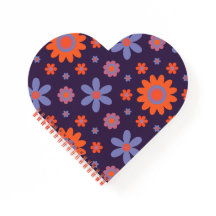 Felices Flores Retro con un patrón de margarita hi