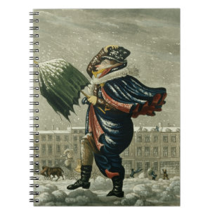 Cuaderno Felices Navidad y una Feliz Año Nuevo en Londres,